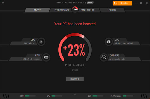 Smart Game Booster gameplay screenshot
