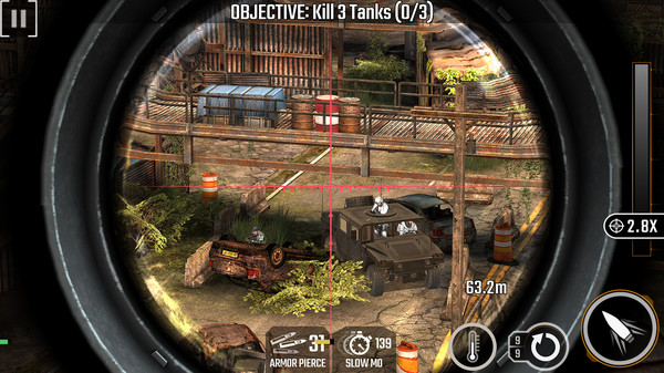 Sniper Strike: Special Ops gameplay screenshot