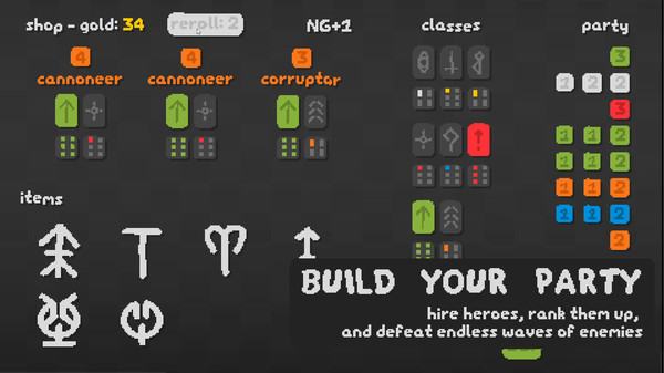 SNKRX gameplay screenshot