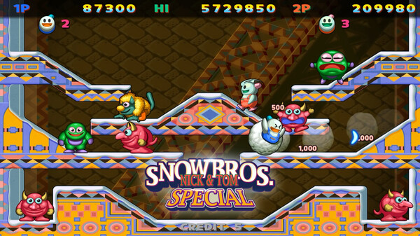 SNOW BROS. SPECIAL: ANNIVERSARY EDITION gameplay screenshot