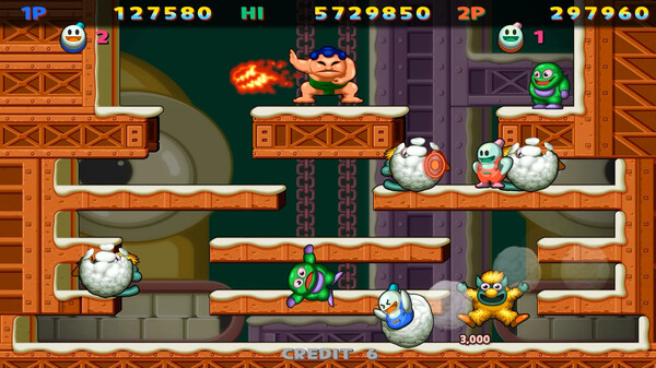 SNOW BROS. SPECIAL: ANNIVERSARY EDITION gameplay screenshot