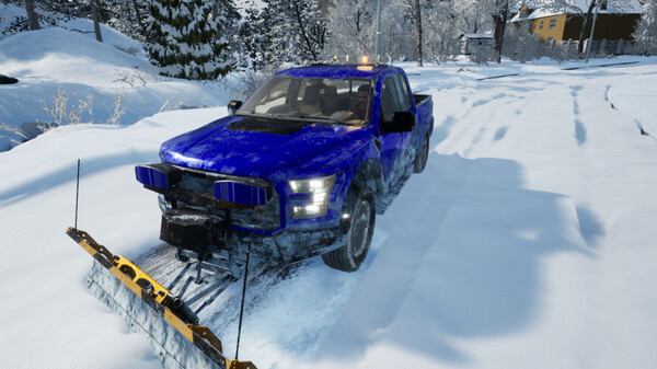 Snow Plowing Simulator gameplay screenshot