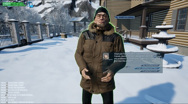 Snow Plowing Simulator - First Snow gameplay screenshot