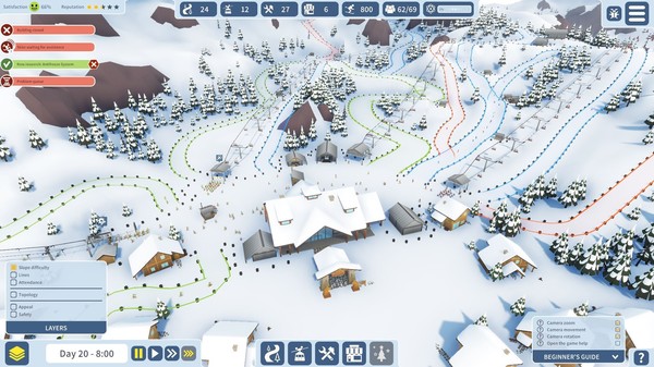 Snowtopia: Ski Resort Builder gameplay screenshot