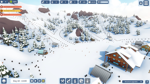 Snowtopia: Ski Resort Builder gameplay screenshot