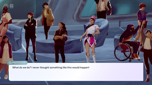 Solace State: Emotional Cyberpunk Stories gameplay screenshot