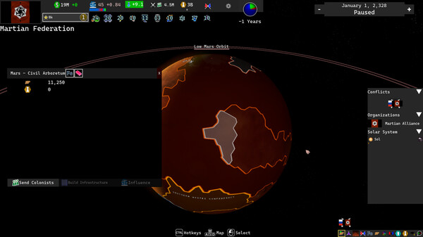 Solar Nations 2 gameplay screenshot