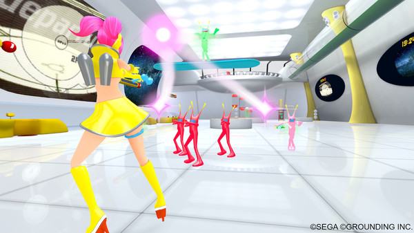 Space Channel 5 VR Kinda Funky News Flash! gameplay screenshot