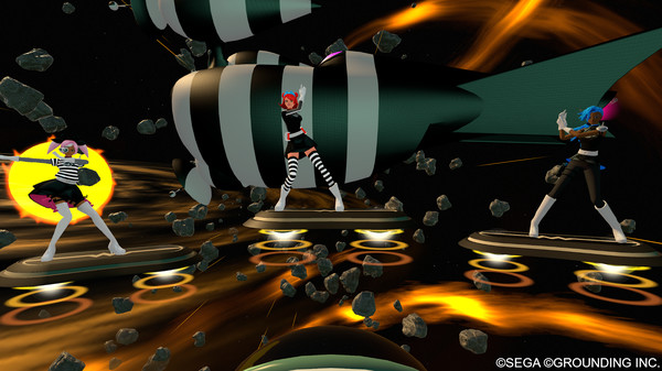 Space Channel 5 VR Kinda Funky News Flash! gameplay screenshot