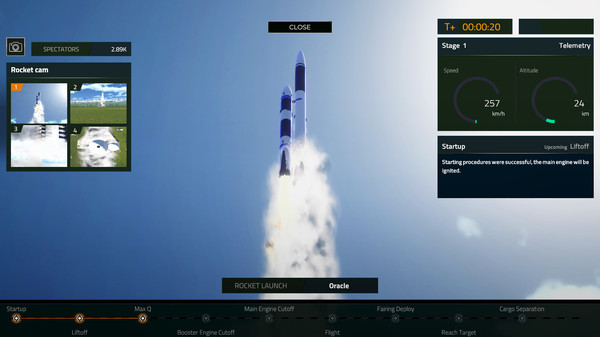 Space Company Simulator gameplay screenshot