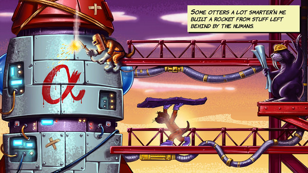 Space Otter Charlie gameplay screenshot