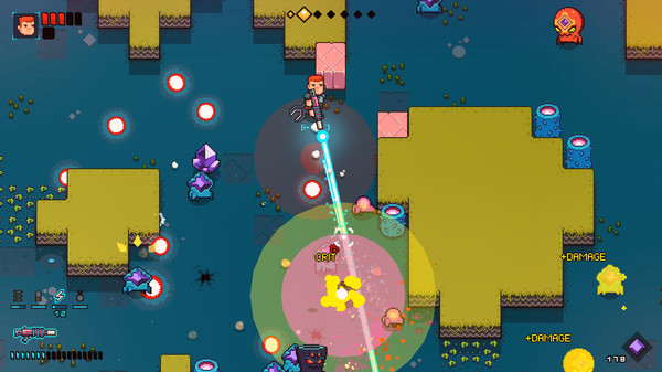 Space Robinson: Hardcore Roguelike Action gameplay screenshot