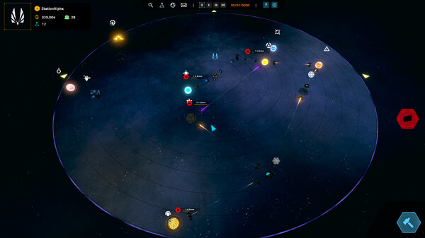 Space Station Tycoon gameplay screenshot