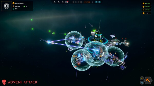 Space Station Tycoon gameplay screenshot