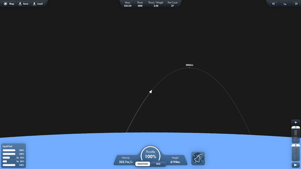 Spaceflight Simulator gameplay screenshot