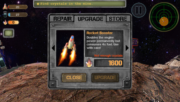 SpaceKraft! gameplay screenshot