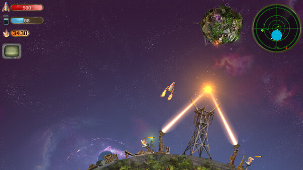 SpaceKraft! gameplay screenshot