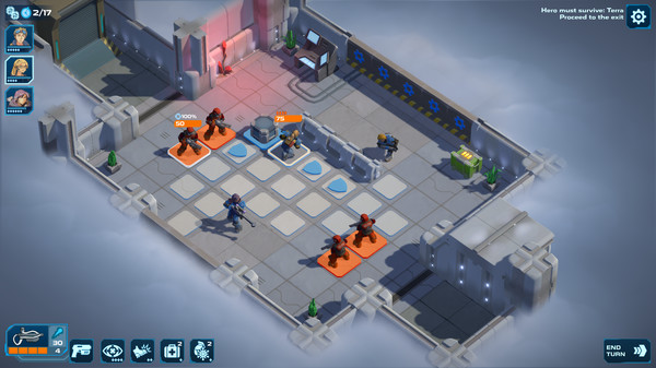 Spaceland: Sci-Fi Indie Tactics gameplay screenshot