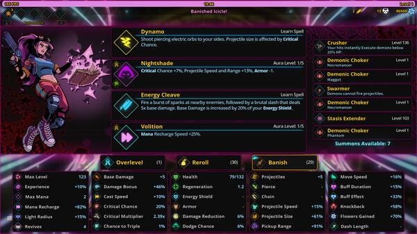 Spellbook Demonslayers gameplay screenshot