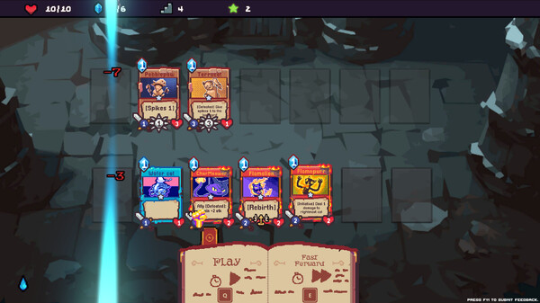 Spellcats: Auto Card Tactics gameplay screenshot