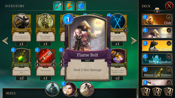 Spellsword Cards: Demontide gameplay screenshot