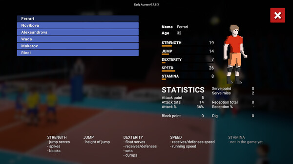Spikair Volleyball gameplay screenshot