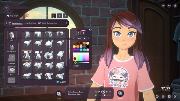 Spirit City: Lofi Sessions gameplay screenshot