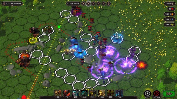 Spirits of the Hellements - TD gameplay screenshot