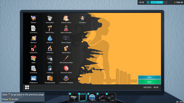 Sporting Goods Shop: Prologue gameplay screenshot