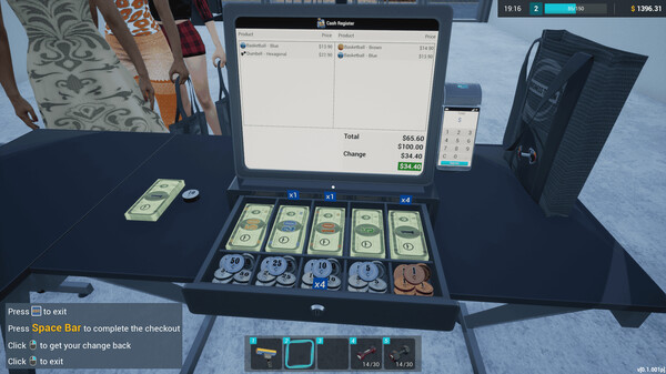 Sporting Goods Shop: Prologue gameplay screenshot