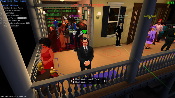 SpyParty gameplay screenshot