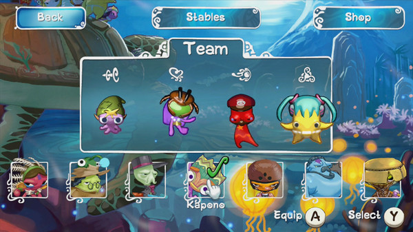 Squids Odyssey gameplay screenshot