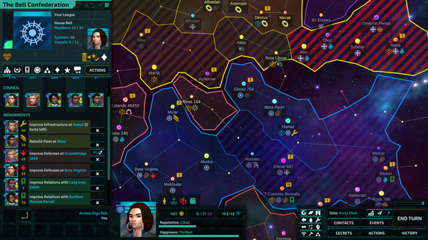 Star Dynasties gameplay screenshot