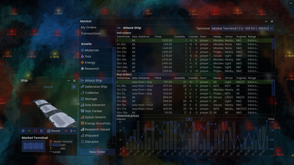 Stardust Exile gameplay screenshot