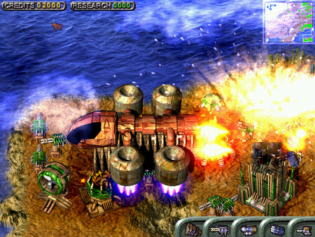 State of War : Warmonger / 蓝色警戒 (Classic 2000) gameplay screenshot
