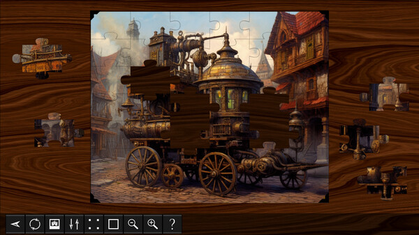 Steampunk Jigsaw Puzzles gameplay screenshot