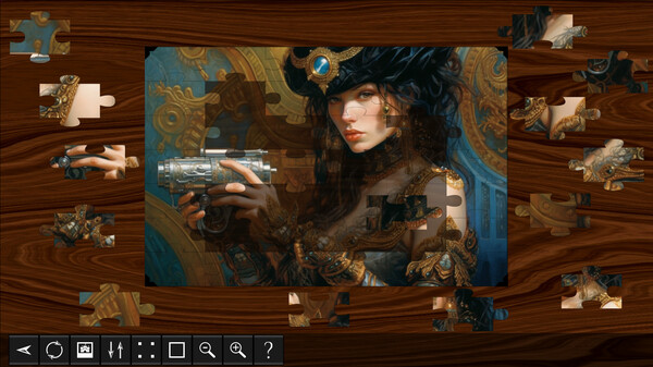 Steampunk Jigsaw Puzzles gameplay screenshot