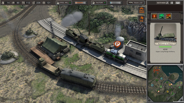 Steel Republic Rail Defender gameplay screenshot
