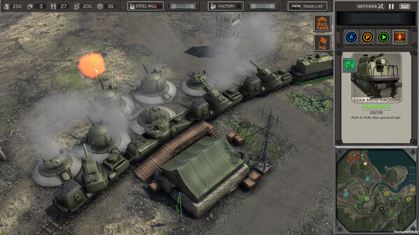 Steel Republic Rail Defender gameplay screenshot