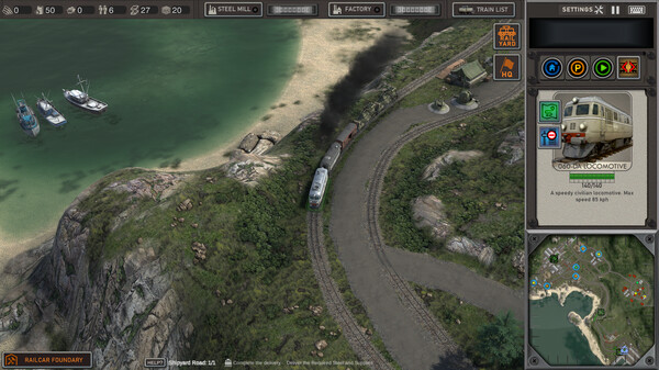 Steel Republic Rail Defender gameplay screenshot