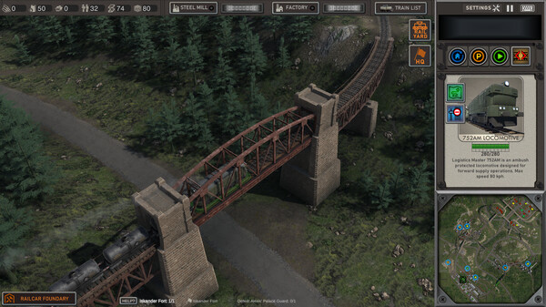 Steel Republic Rail Defender gameplay screenshot