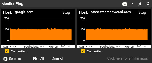Sticky Apps :: Monitor Ping gameplay screenshot