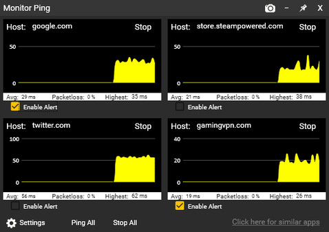 Sticky Apps :: Monitor Ping gameplay screenshot
