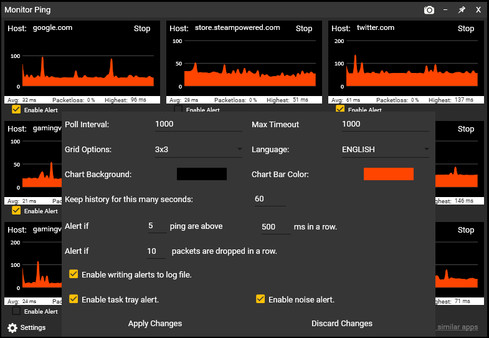 Sticky Apps :: Monitor Ping gameplay screenshot