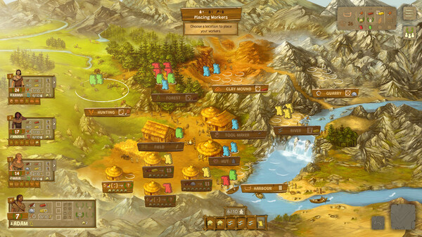 Stone Age: Digital Edition gameplay screenshot