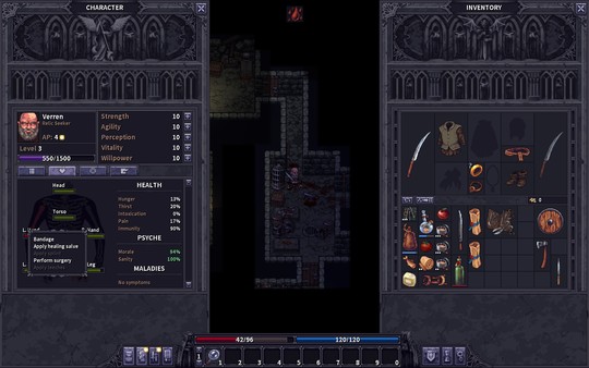 Stoneshard: Prologue gameplay screenshot