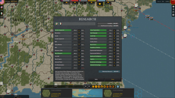 Strategic Command: American Civil War gameplay screenshot