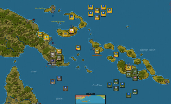 Strategic Command WWII: War in the Pacific gameplay screenshot