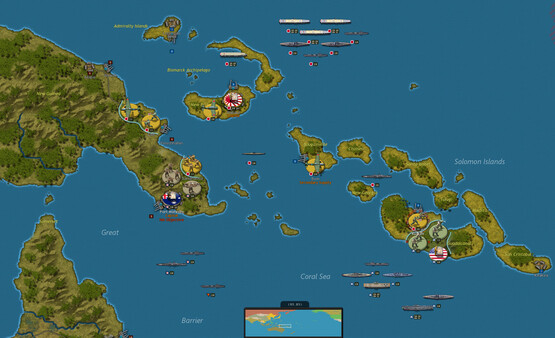 Strategic Command WWII: War in the Pacific gameplay screenshot