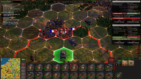 Strategic Mind: Blitzkrieg gameplay screenshot